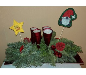 Stickserie ITH - Weihnachtswichtel Stecker